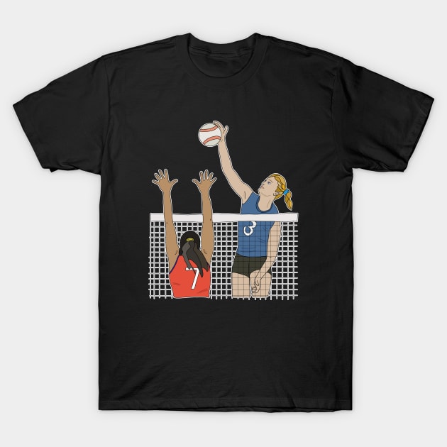 Volleyball T-Shirt by DiegoCarvalho